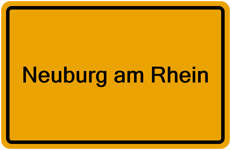 Handelsregister Neuburg am Rhein